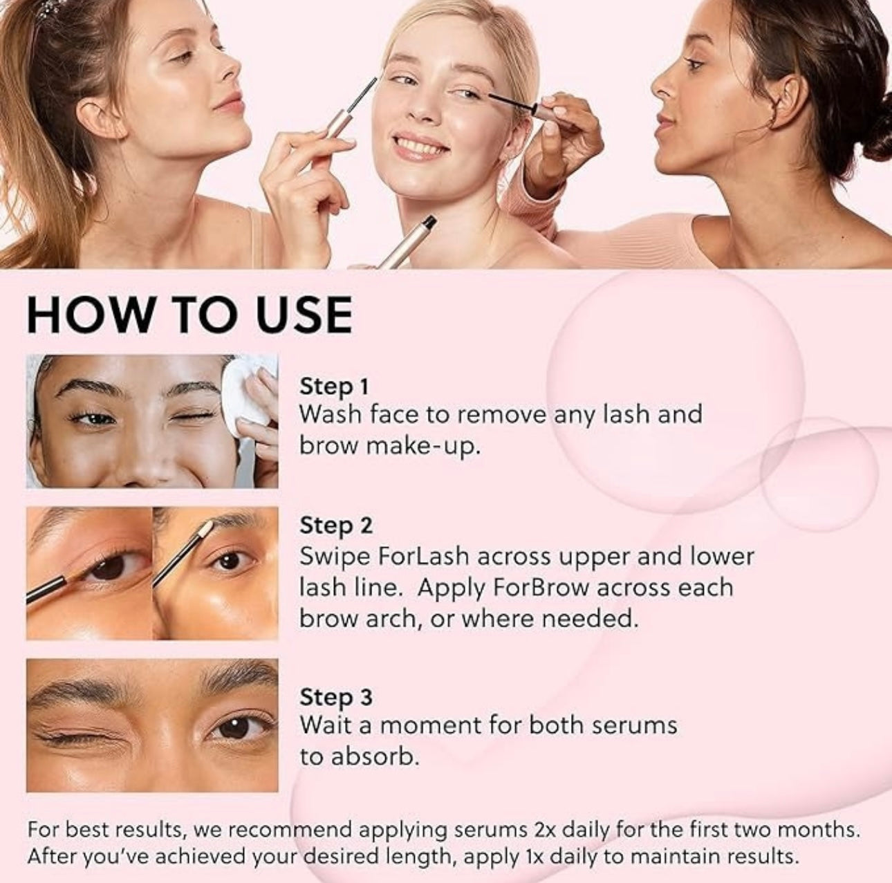 Forchics Kit Serum - Crecimiento de pestañas y cejas